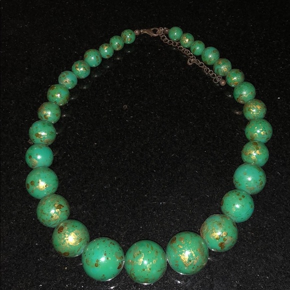 Jewelry - Round Beads Necklace Bib Chunky 💗